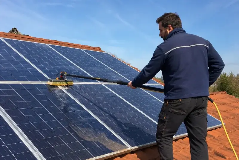 Nettoyage et entretien de panneaux solaires à Castillon-la-Bataille