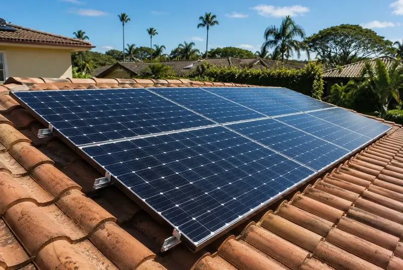 Installation de panneaux solaires à Castillon-la-Bataille
